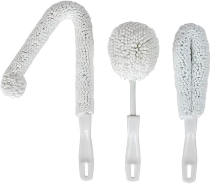 Lily's Home Decanter Cleaning Brush Set, Glassware Cleaning Brushes by LilysHome