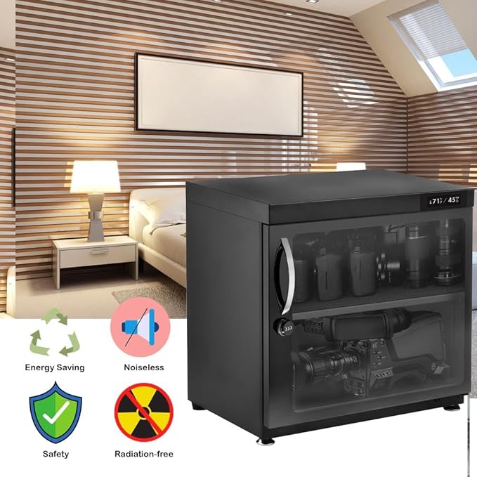 80LT Electronic Dry Cabinet for Camera, Lens & Electronics – Silent - Image 6