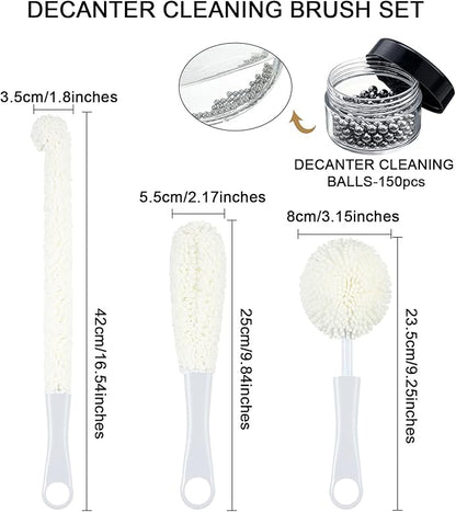 Boao 3 Pcs Wine Decanter Cleaning Brushes - Image 3