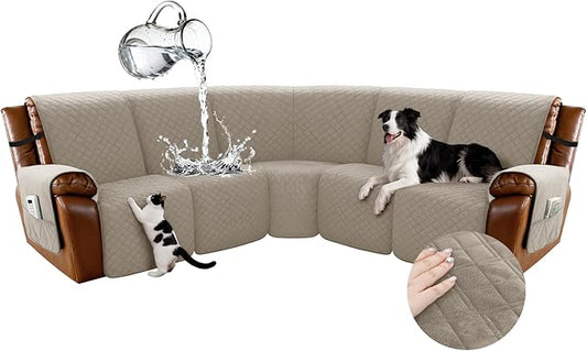 Arfntevss Waterproof Recliner Sectional Couch Covers by Arfntevss