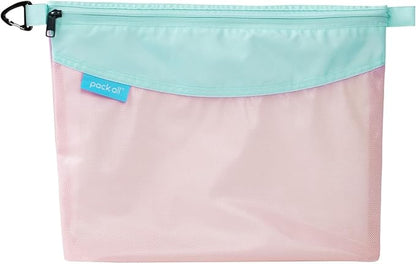 pack all Water-resistant Material Zipper Pouch, Mesh Zipper Bag by packall