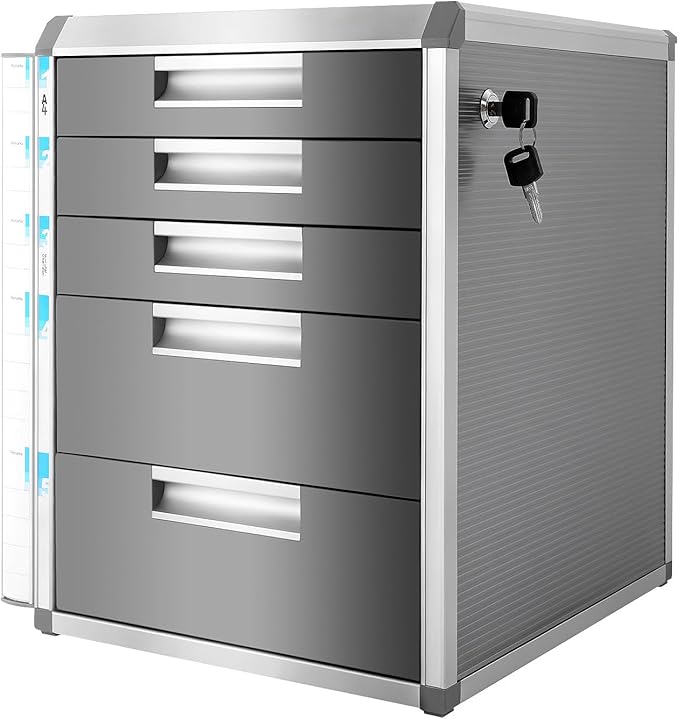 Metal Drawer Box, Luminium Alloy File Organiser by SimpMyloobe