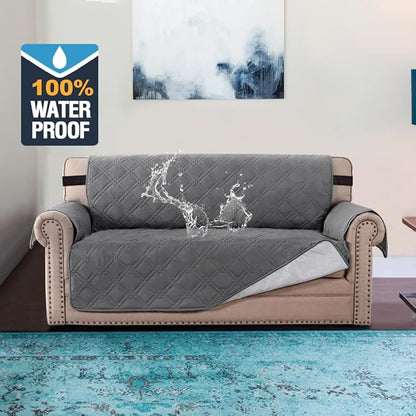 H.VERSAILTEX 100% Waterproof Sofa Slipcover Washable Loveseat Cover - Image 2