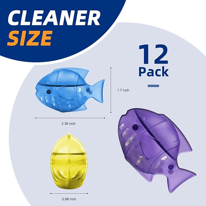 Humidifier Cleaner Fish, Tank Cleaning Cartridge, Purifies Water and Eliminates - Image 2