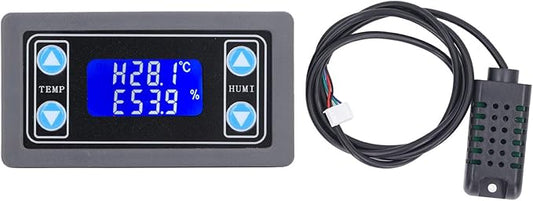 Temperature Humidity Controller Relay Output Digital Thermostat Humidistat by Hilitand