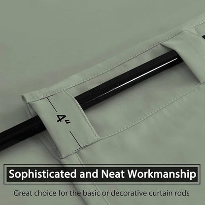 H.VERSAILTEX Blackout Curtains Thermal Insulated Window Treatment Panels Room - Image 8