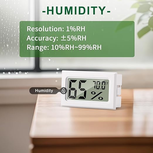 Atogou Mini Hygrometer Indoor Humidity Meter, Digital Humidity Gauge Indoor - Image 3