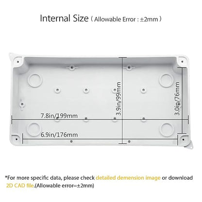 LeMotech Junction Box, Electrical Box IP65 Water Resistant Dustproof ABS - Image 3
