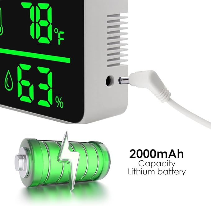 Decibel Meter Wall Hanging Sound Level Meter 11 inch Large LED Display Noise - Image 8