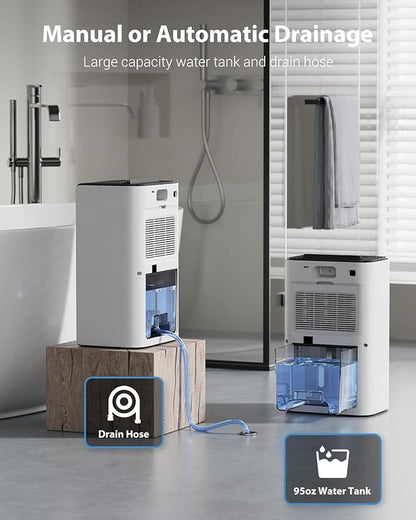95oz Dehumidifiers for Home, 1000 Sq.Ft Dehumidifier - Image 7
