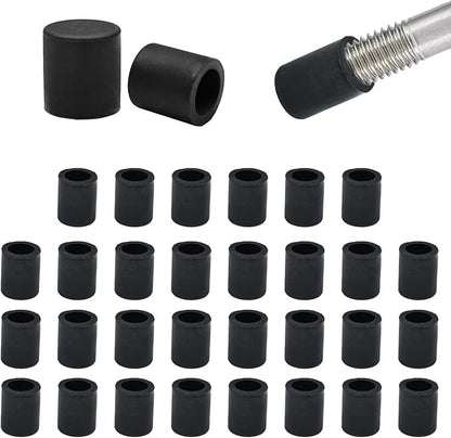 1/4" Silicone Chair Leg Floor Protectors, Rubber Chair Leg Caps, Non-Slip by EASYEAH