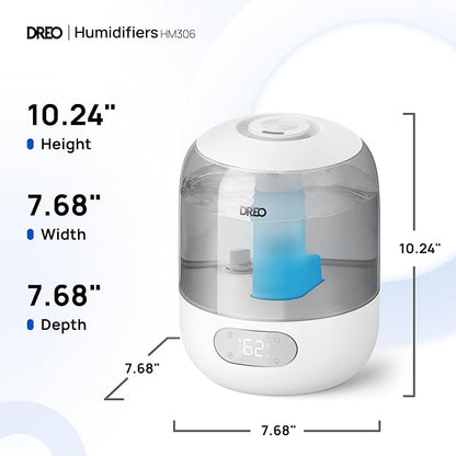 DREO Humidifiers for Bedroom, Cool Mist Ultrasonic Humidifiers - Image 8