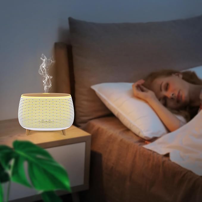 2-in-1 BT Speaker & Ultrasonic Essential Oil Diffuser, Aromatherapy Diffuser - Image 3