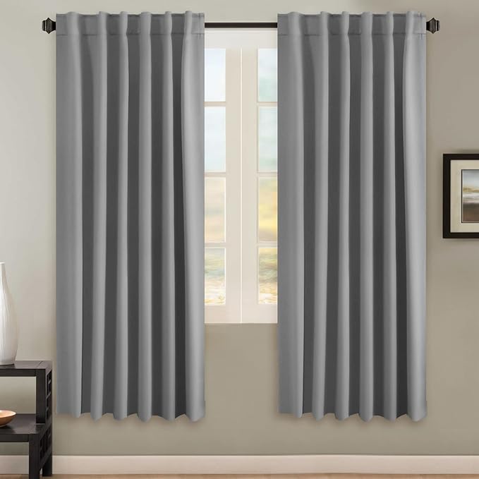 H.VERSAILTEX Blackout Curtains Thermal Insulated Window Treatment Panels Room by HVERSAILTEX
