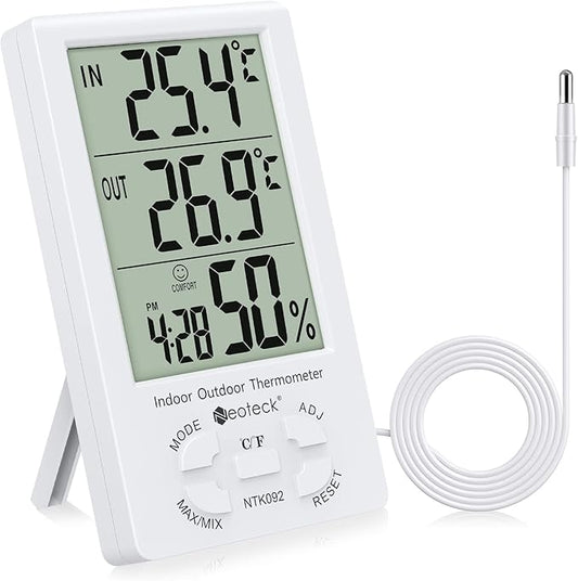 Neoteck 3 in 1 Thermometer Hygrometer by Neoteck