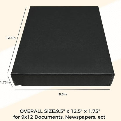 Golden State Art, Archival Folio Storage Box 9x12, Clamshell Design - Image 2