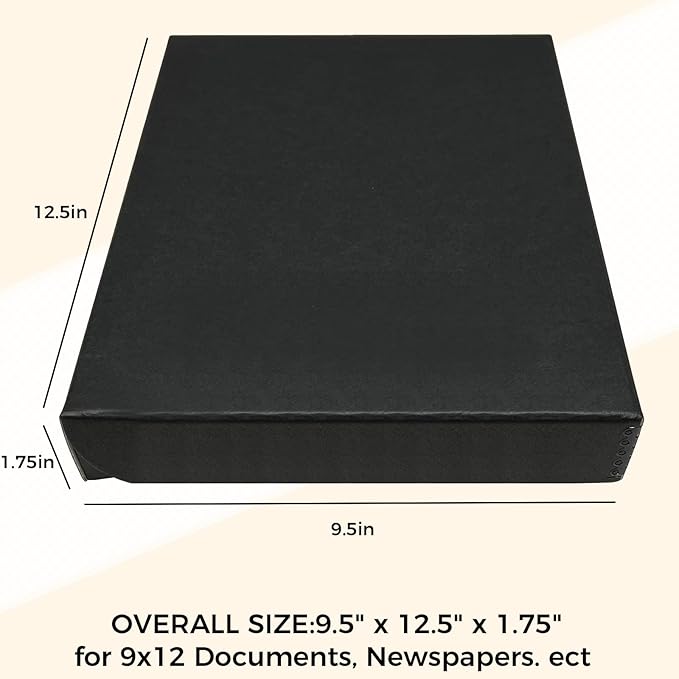 Golden State Art, Archival Folio Storage Box 9x12, Clamshell Design - Image 2