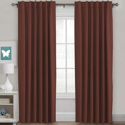 H.VERSAILTEX Blackout Curtains Thermal Insulated Window Treatment Panels Room by HVERSAILTEX