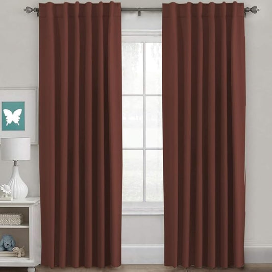 H.VERSAILTEX Blackout Curtains Thermal Insulated Window Treatment Panels Room by HVERSAILTEX