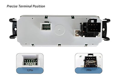 599-266 Front HVAC Climate Control Module Panel is Compatible - Image 6