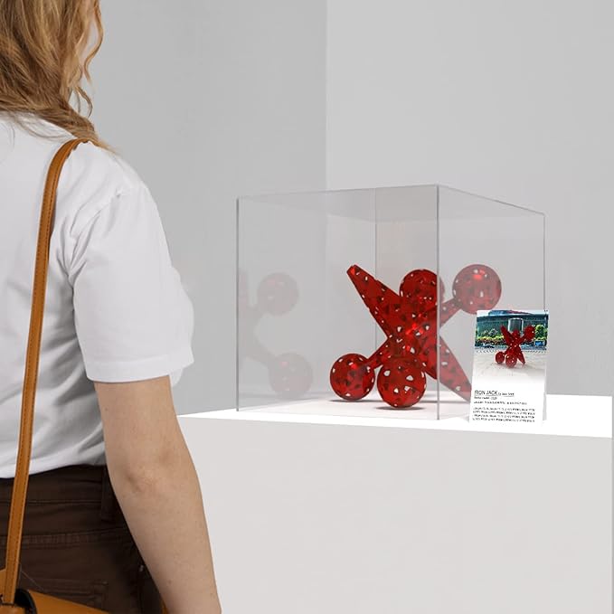 4 Pack 14 Inch Clear Acrylic Display Riser Box - Image 8