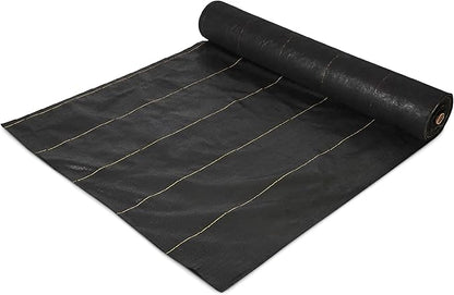 Dewitt Sunbelt Weed Barrier Fabric 3.2 oz, 6 x 300 Feet – Heavy-Duty Ground by DeWitt
