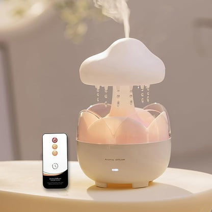 Raindrop Portable Humidifier, Cloud Essential Oil Diffuser, 230ml Capacity - Image 7