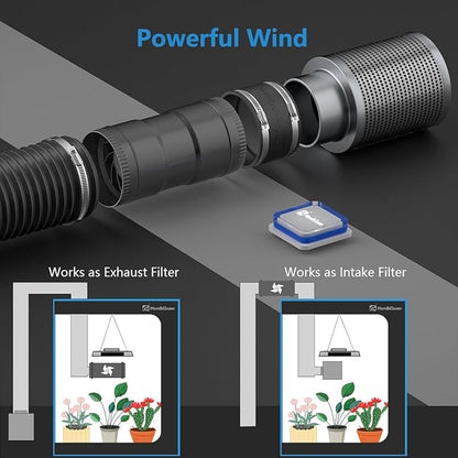 Hon&Guan 3 Inch Inline Blower Fan - Image 6