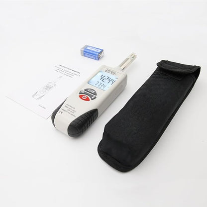 Hygro-Thermometer Psychrometer, Handheld Digital Humidity Temperature Meter - Image 8