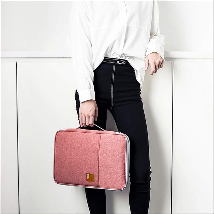 Document A4 Bag Case Waterproof Organizer Portfolio Office Travel Zipper - Image 7