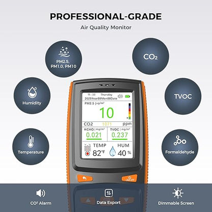 Air Quality Monitor, Indoor Air Quality Tester - Image 2