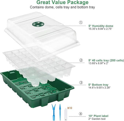 MIXC Seedling Trays Seed Starter Tray - Image 7
