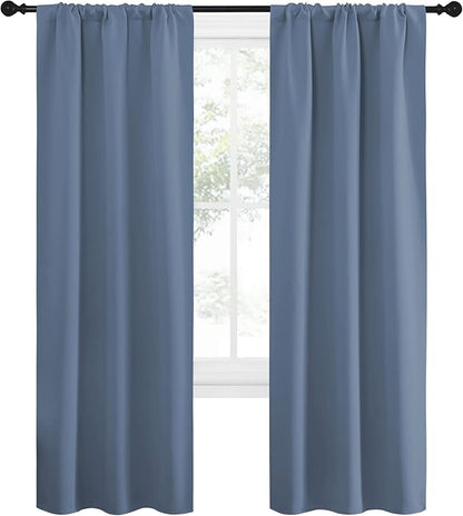 NICETOWN Blackout Curtains for Living Curtains, Home Decoration Solid Thermal - Image 2