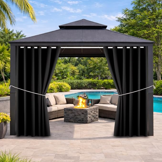 Outdoor Indoor Curtains W84 x L84 by DivaenCamino