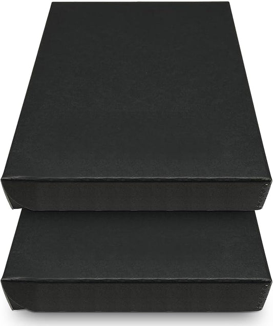 Golden State Art, Archival Folio Storage Box 9x12, Clamshell Design by GoldenStateArt