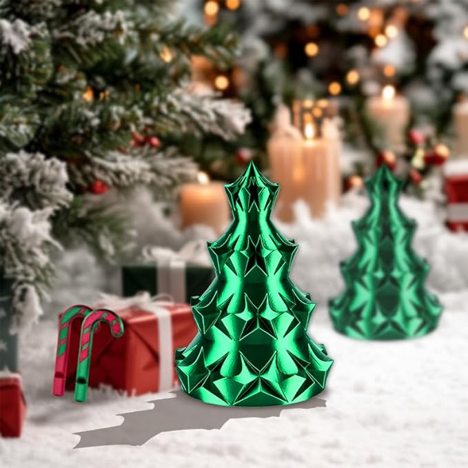 ERYONE Silk PLA Filament for 3D Printer, 1.75mm +/- 0.03mm, Silk Christmas Green - Image 6