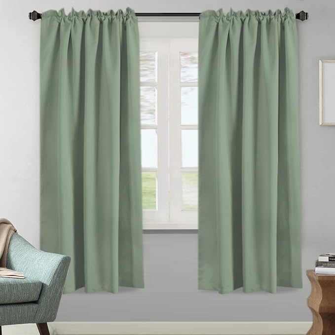 H.VERSAILTEX Blackout Curtains Thermal Insulated Window Treatment Panels Room - Image 2