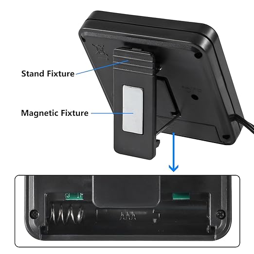3Pcs Digital Thermometer and Humidity Thermometers Indoor and Outdoor Digital - Image 3
