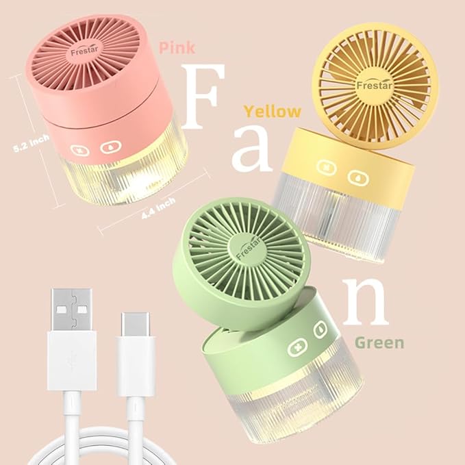 Personal Cooling Fan and Small Air Humidifier 350ml - Image 4