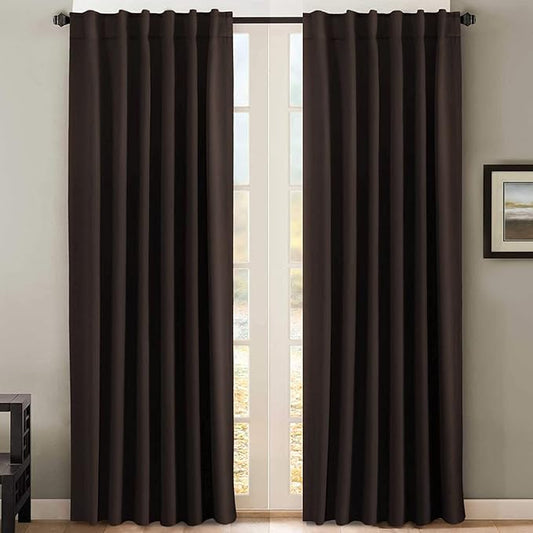 H.VERSAILTEX Blackout Curtains Thermal Insulated Window Treatment Panels Room by HVERSAILTEX