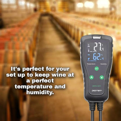 Temperature and Humidity ControllerPlug-in Thermostat Humidistat Reptile - Image 4