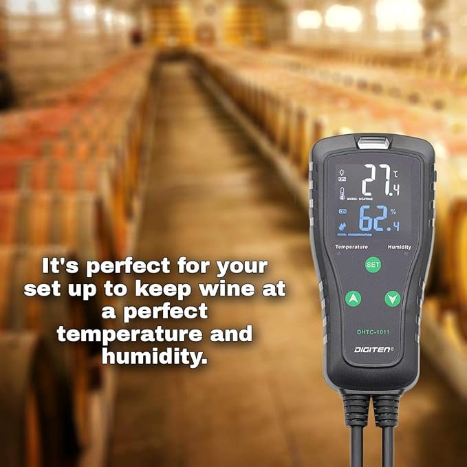 Temperature and Humidity ControllerPlug-in Thermostat Humidistat Reptile - Image 5