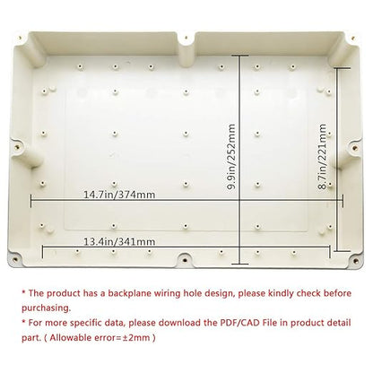 LeMotech Waterproof Dustproof IP65 ABS Plastic Junction Box Universal Electric - Image 5