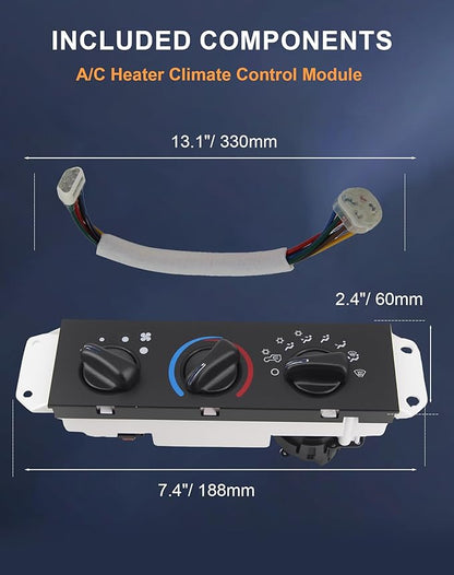 Flecto HVAC A/C Heater Climate Control Panel - Image 6