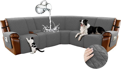 Arfntevss Waterproof Recliner Sectional Couch Covers by Arfntevss