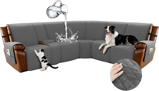 Arfntevss Waterproof Recliner Sectional Couch Covers by Arfntevss