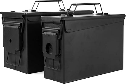 GUGULUZA Metal Ammo Can 30/50 Cal, Lockable Bullet Storage Case, Waterproof & - Image 7