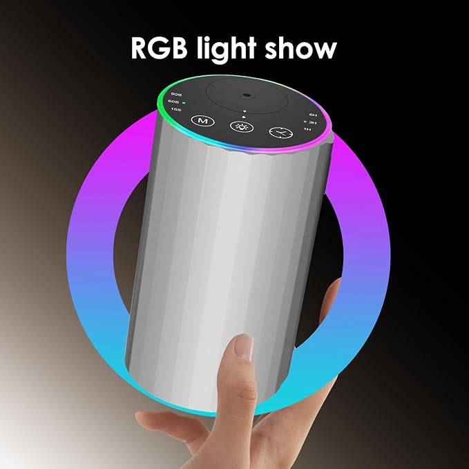 Waterless Essential Oil Diffuser, Battery Powered Mini Scent Air Machine - Image 4