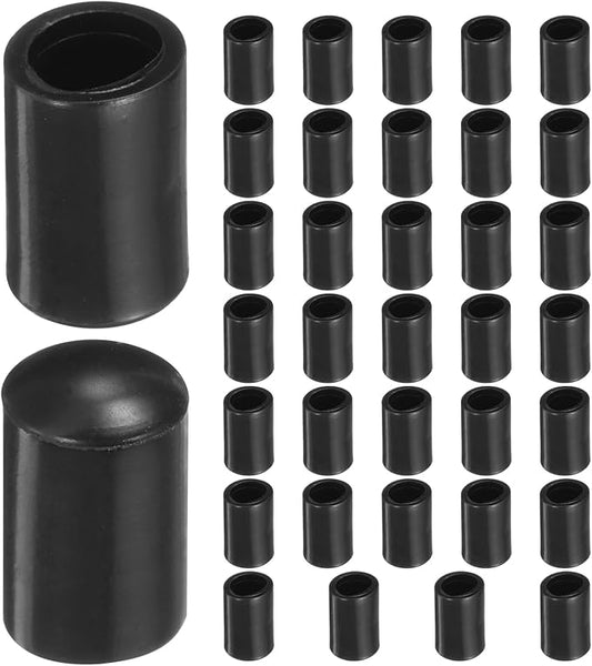 uxcell 36pcs Round Chair Leg Caps 6mm/0.2" PVC Chair Leg Floor Protectors by uxcell