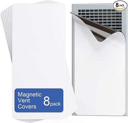 HOXHA 8 Pack Strong Magnetic Vent Covers, 5.5” × 12” Vent Cover Magnetic by HOXHA